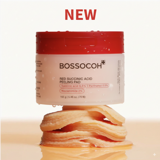 BOSSOCOH Red Succinic Acid Peeling Pad